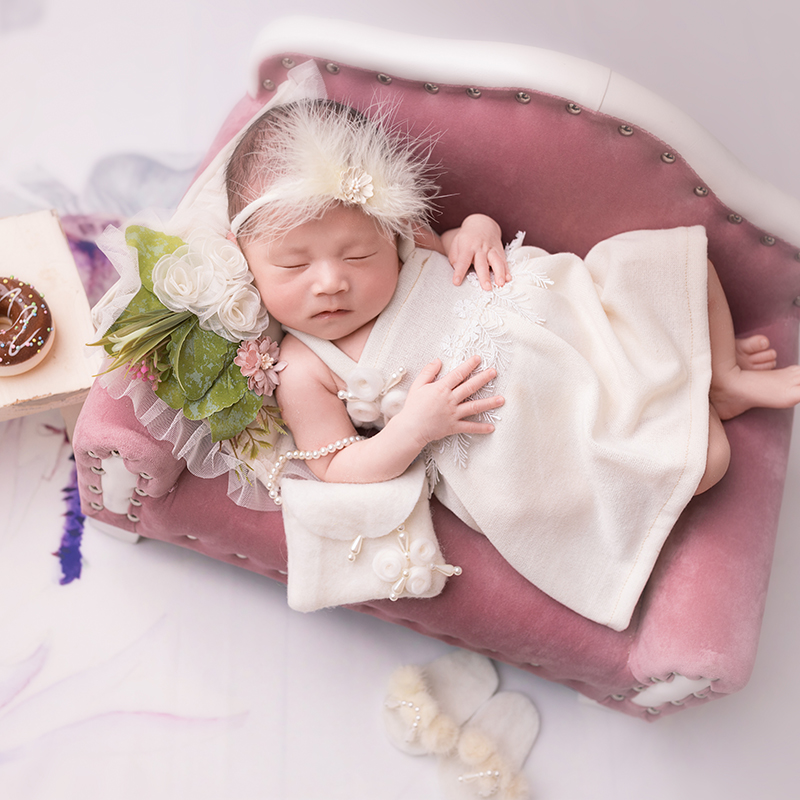 Nezha Outfit Newborn Photograp - Infant Photography Props Outfit 评论和价格