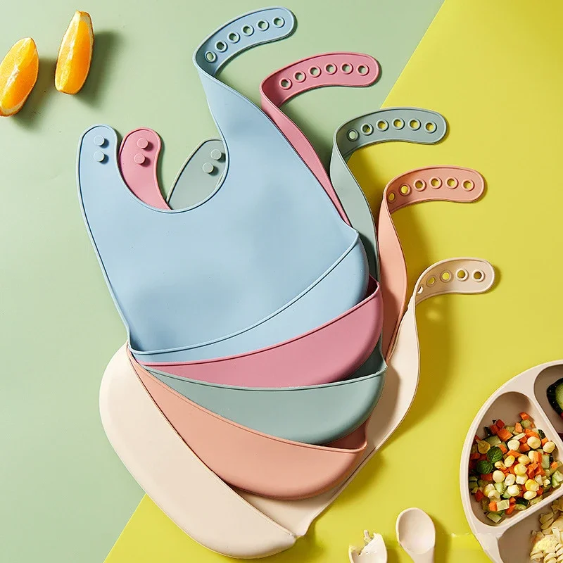 1PCS Silicone Babi Bib Waterpr - Waterproof Baby Bibs Silicone 评论和价格