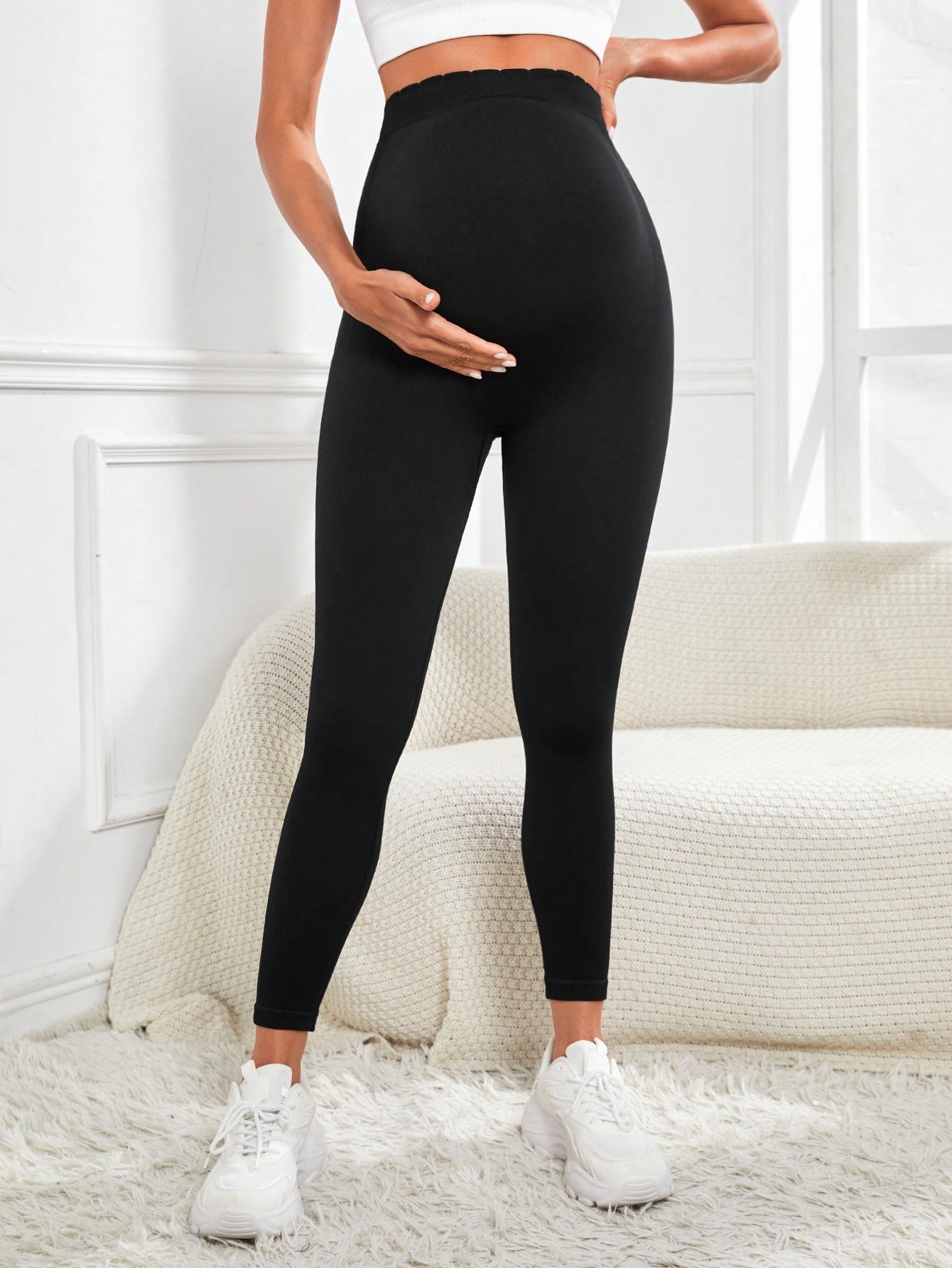 High Waist pregnancy Leggings  - Maternity Wear 评论和价格