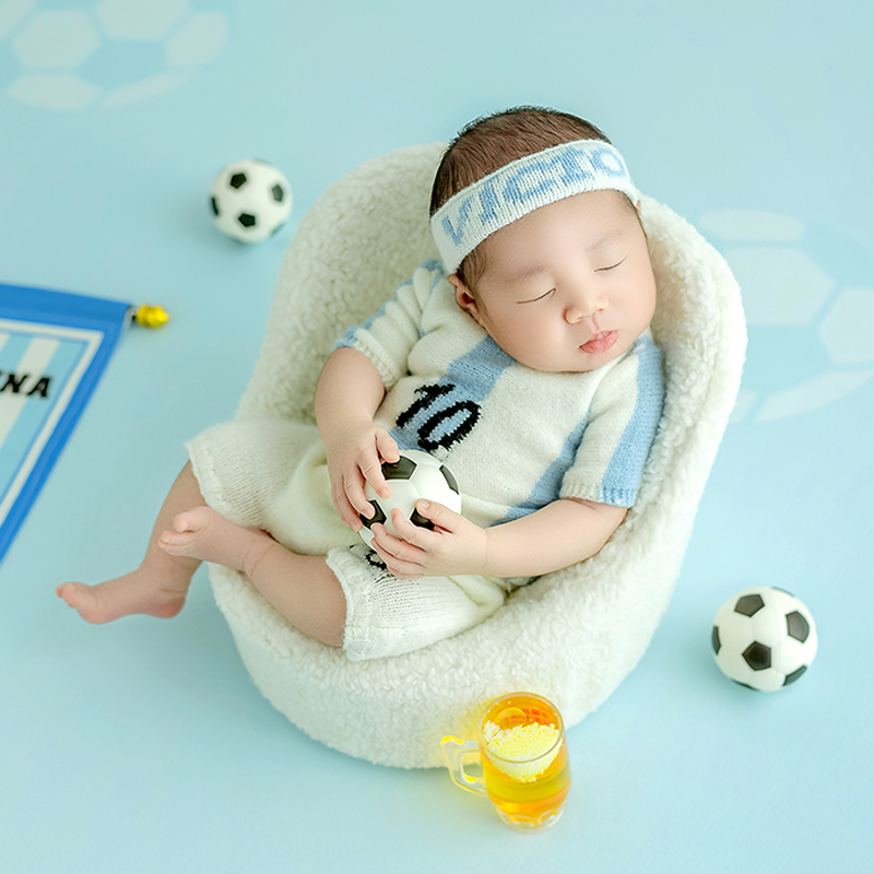 Football Baby Theme Newborn Ph - Infant Photography Props Outfit 评论和价格
