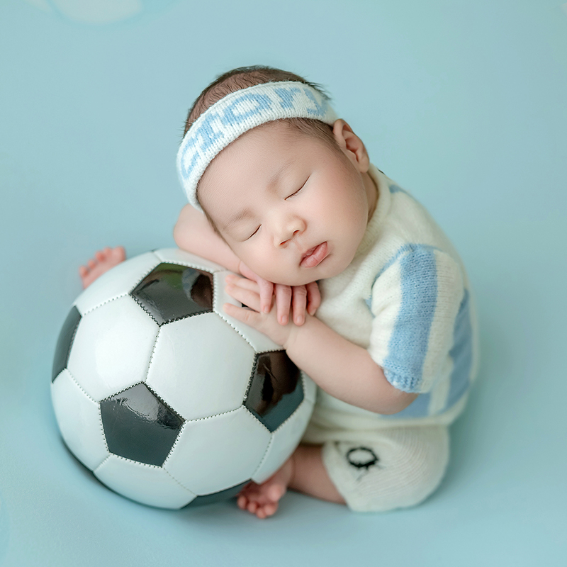 Football Baby Theme Newborn Ph - Infant Photography Props Outfit 评论和价格