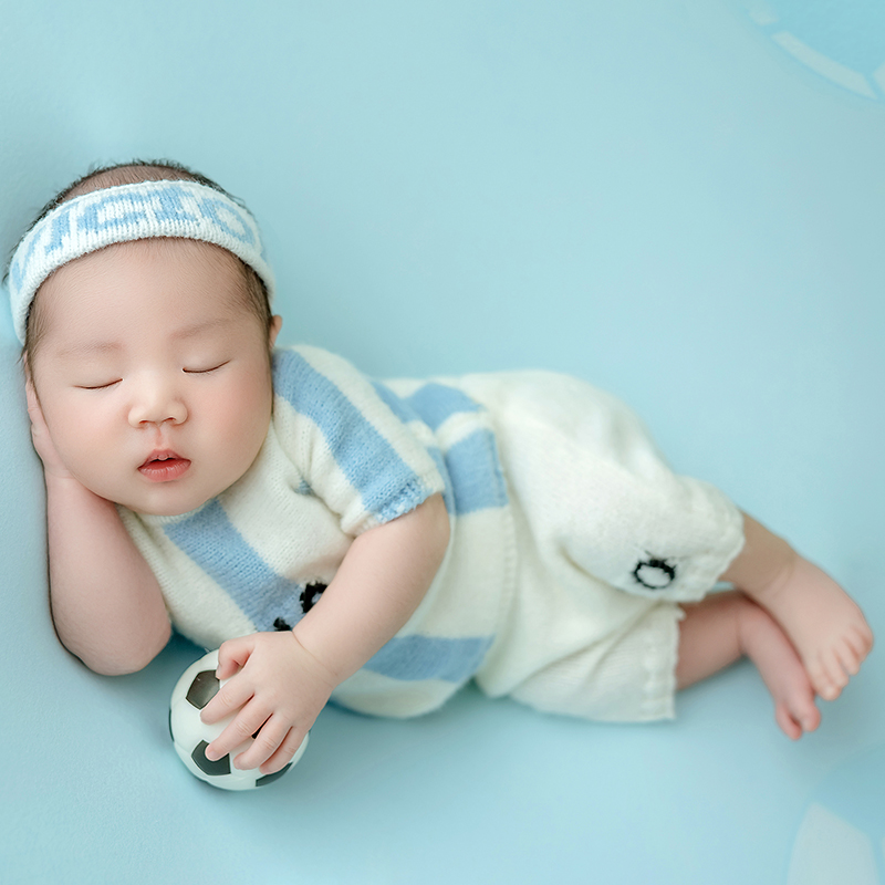 Football Baby Theme Newborn Ph - Infant Photography Props Outfit 评论和价格