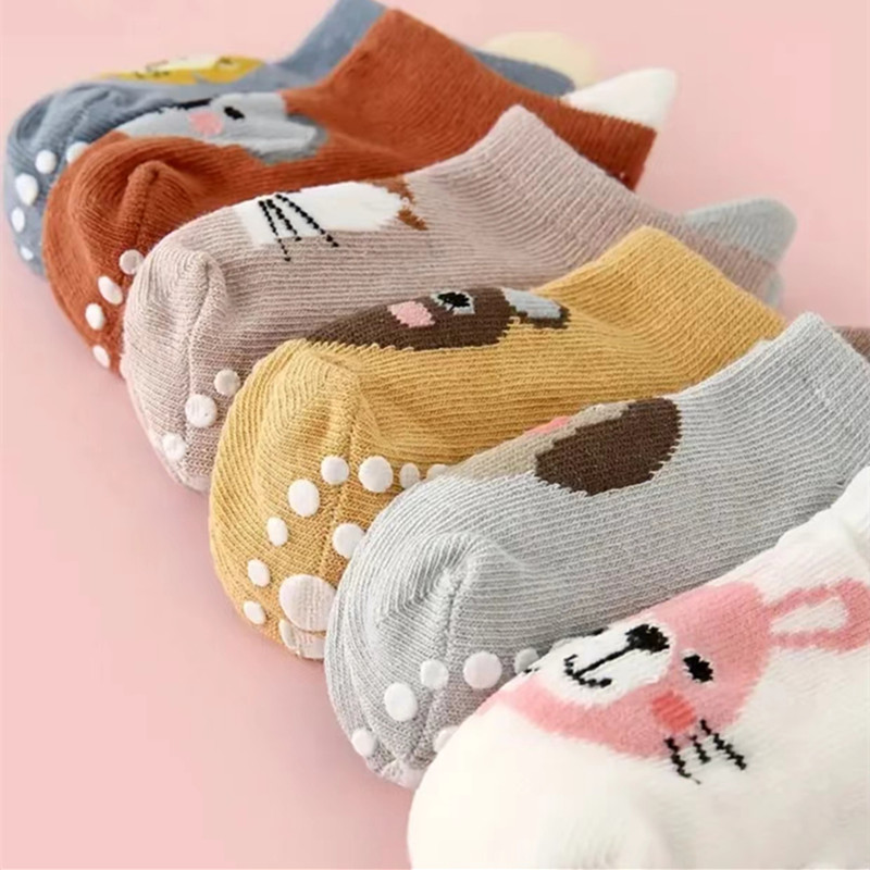 6Pairs/Lot Newborn Baby Socks  - Unisex Baby Socks Non Slip 评论和价格