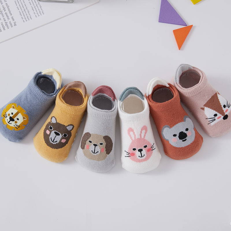 6Pairs/Lot Newborn Baby Socks  - Unisex Baby Socks Non Slip 评论和价格