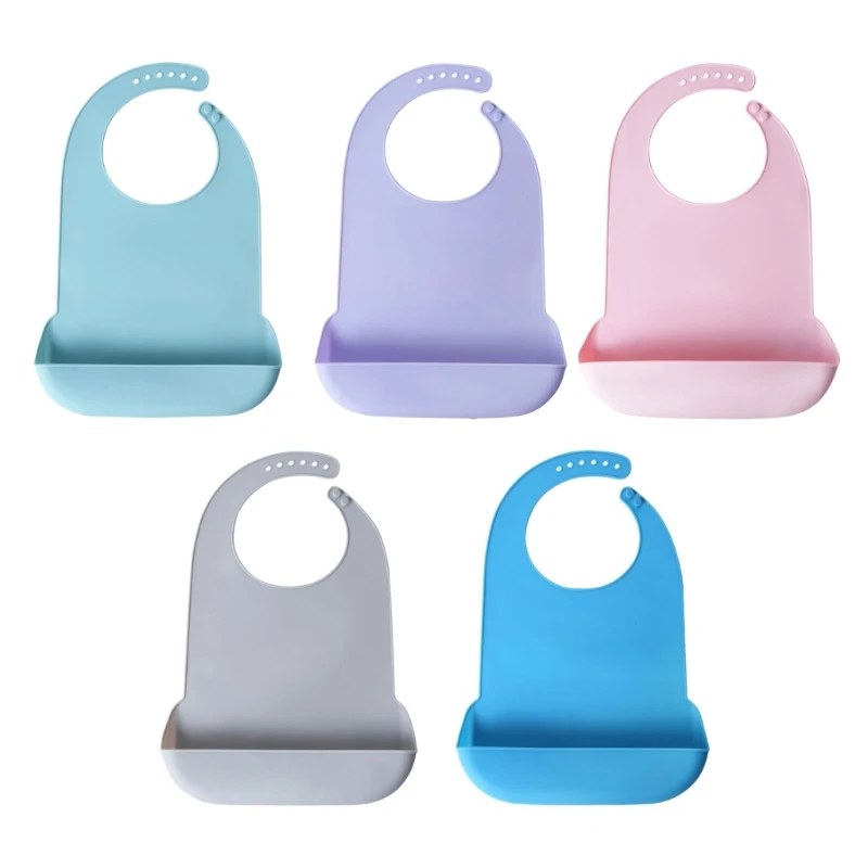 Adults Waterproof Anti-oil Sil - Waterproof Baby Bibs Silicone 评论和价格