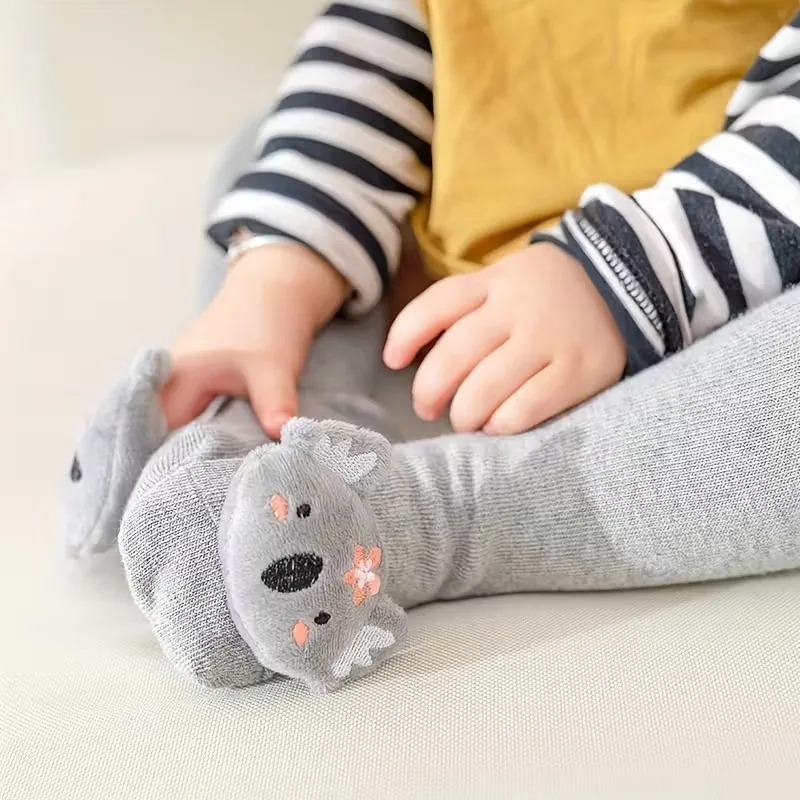 Winter Thick Cotton Kids Long  - Unisex Baby Socks Non Slip 评论和价格